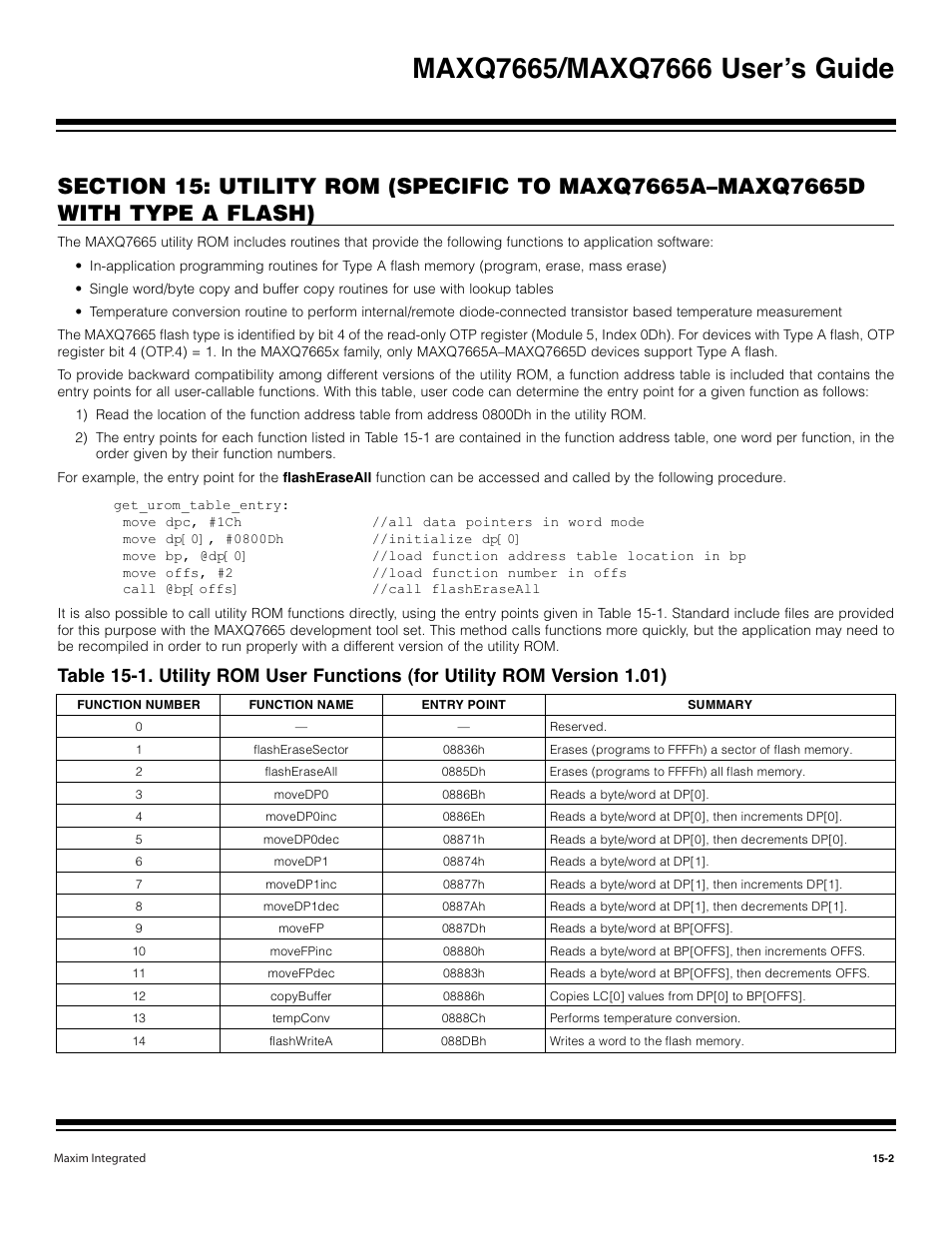 Maxim Integrated MAXQ7666 User Manual | Page 371 / 386