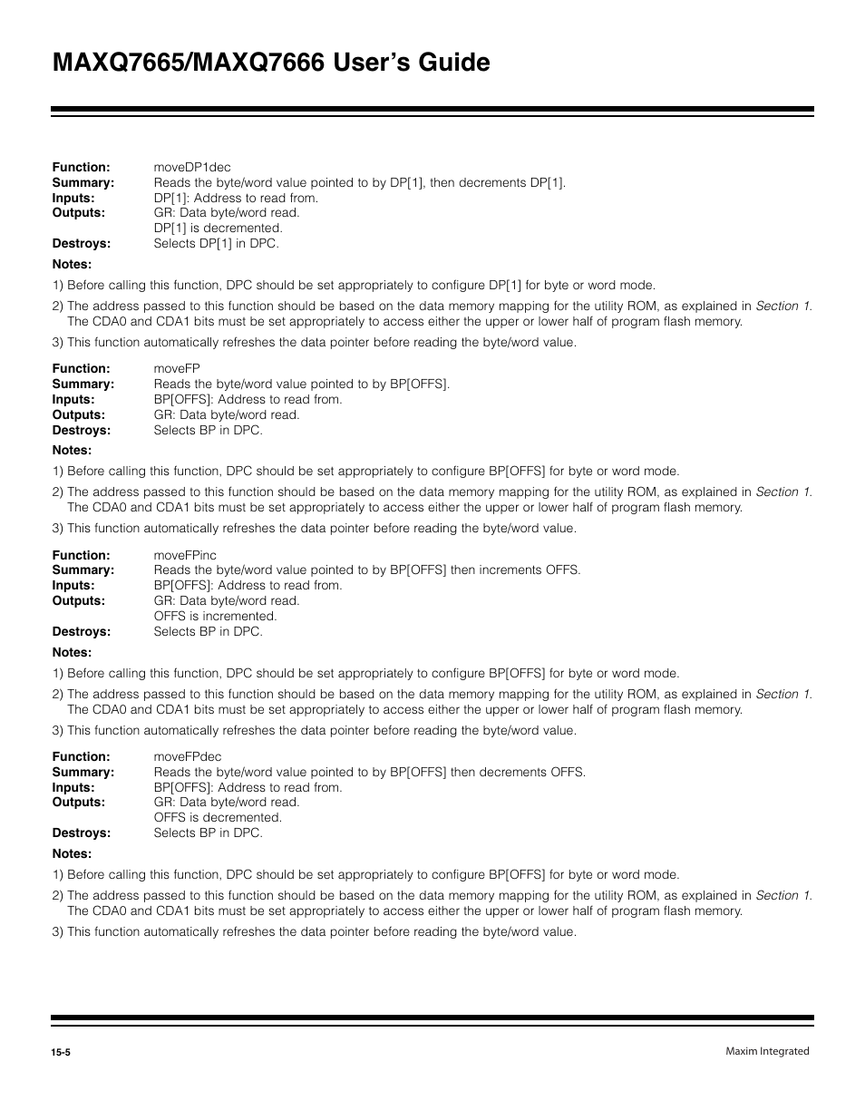 Maxim Integrated MAXQ7666 User Manual | Page 374 / 386