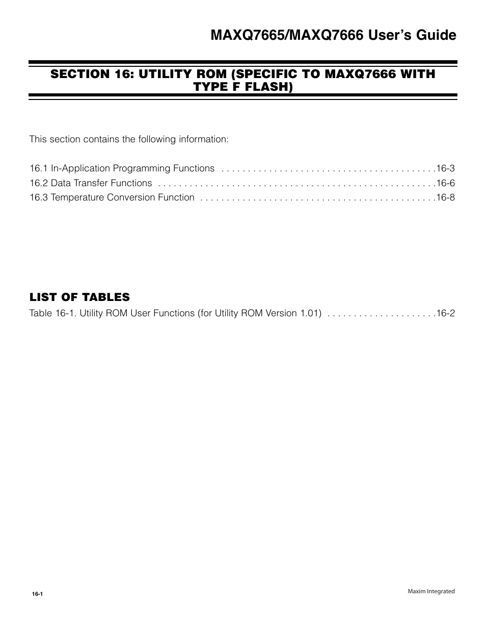 Maxim Integrated MAXQ7666 User Manual | Page 378 / 386