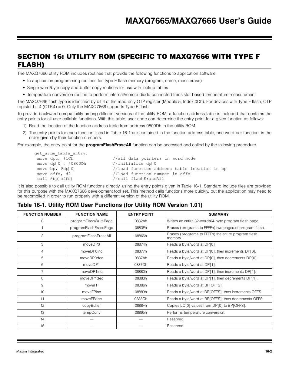 Maxim Integrated MAXQ7666 User Manual | Page 379 / 386