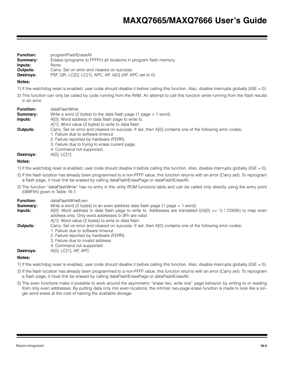 Maxim Integrated MAXQ7666 User Manual | Page 381 / 386