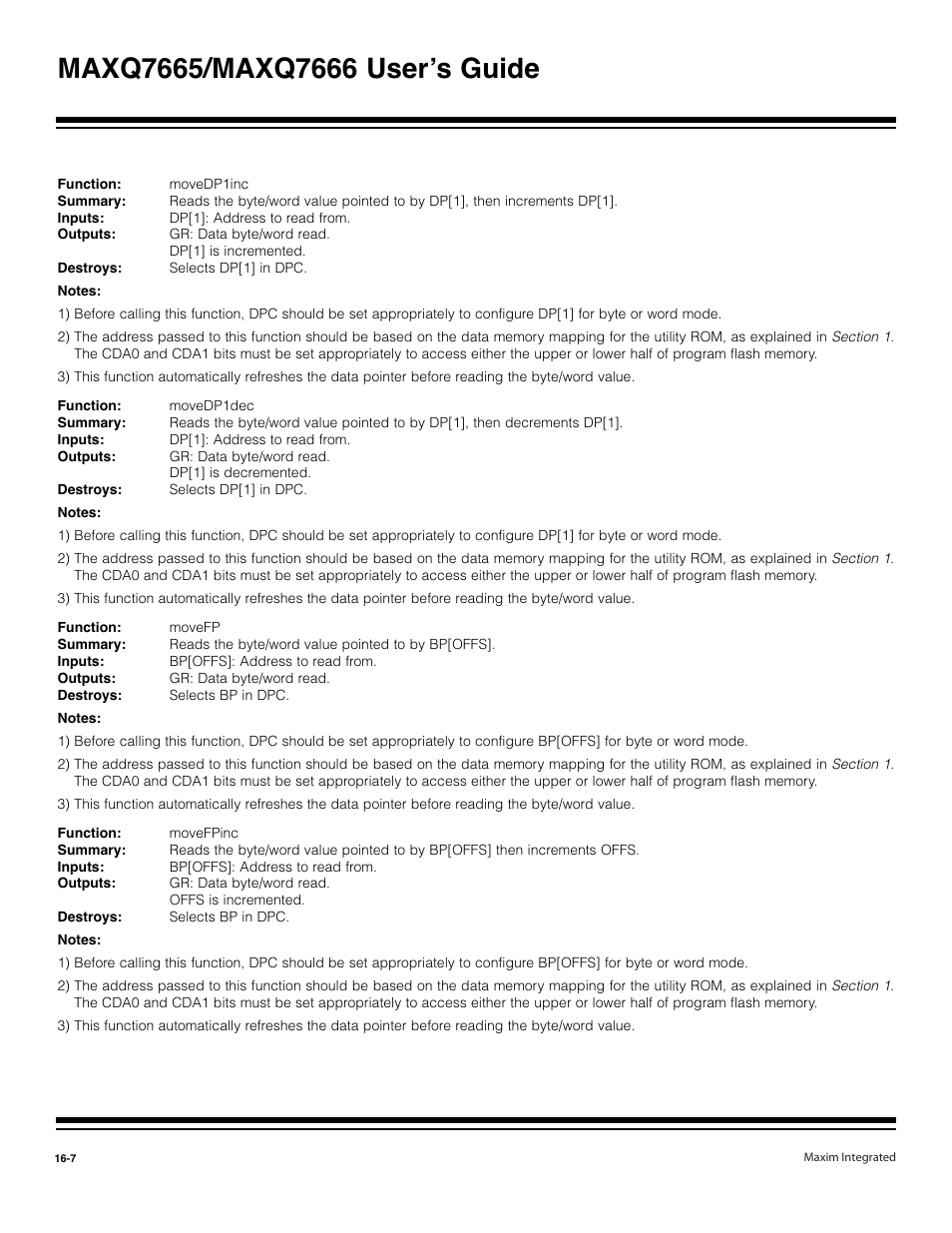 Maxim Integrated MAXQ7666 User Manual | Page 384 / 386