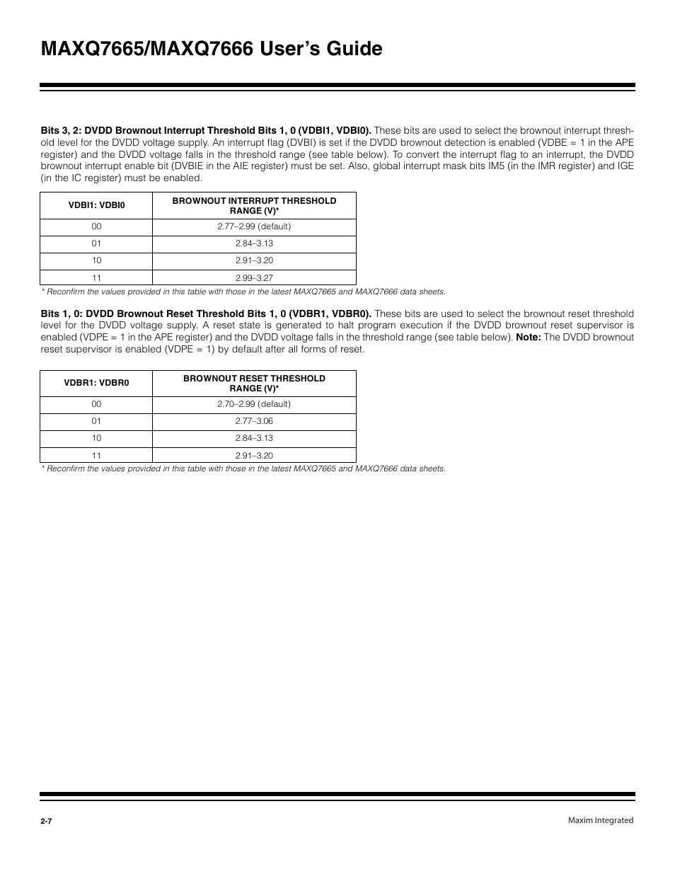 Maxim Integrated MAXQ7666 User Manual | Page 79 / 386