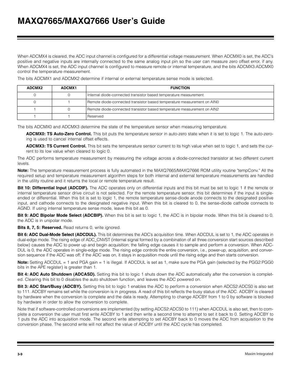 Maxim Integrated MAXQ7666 User Manual | Page 99 / 386