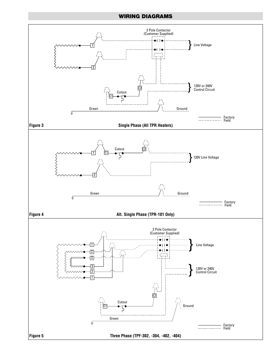 Wiring diagrams | Chromalox TUFF-TUBE PD437-4 User Manual | Page 3 / 4