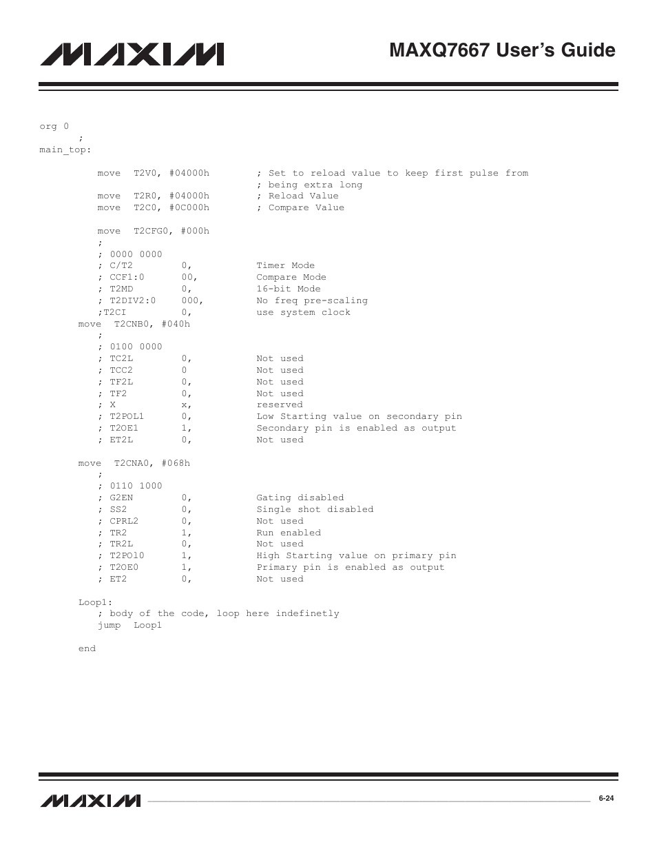Maxq7667 user’s guide | Maxim Integrated MAXQ7667 User Manual | Page 118 / 347