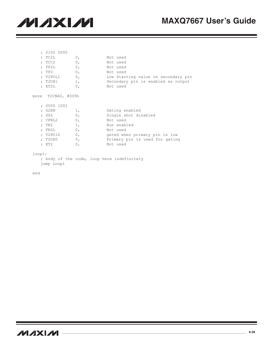 Maxq7667 user’s guide | Maxim Integrated MAXQ7667 User Manual | Page 120 / 347