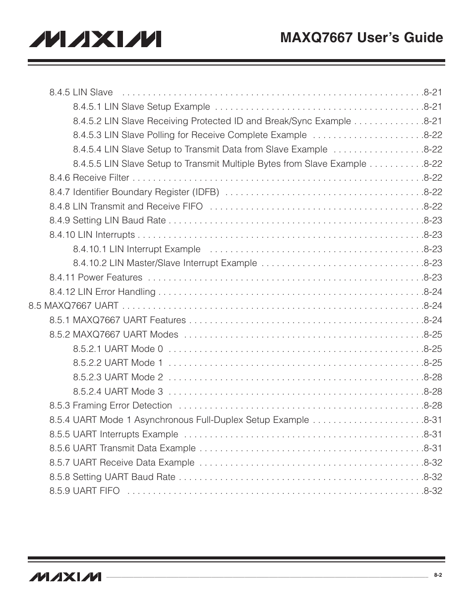 Maxq7667 user’s guide | Maxim Integrated MAXQ7667 User Manual | Page 132 / 347