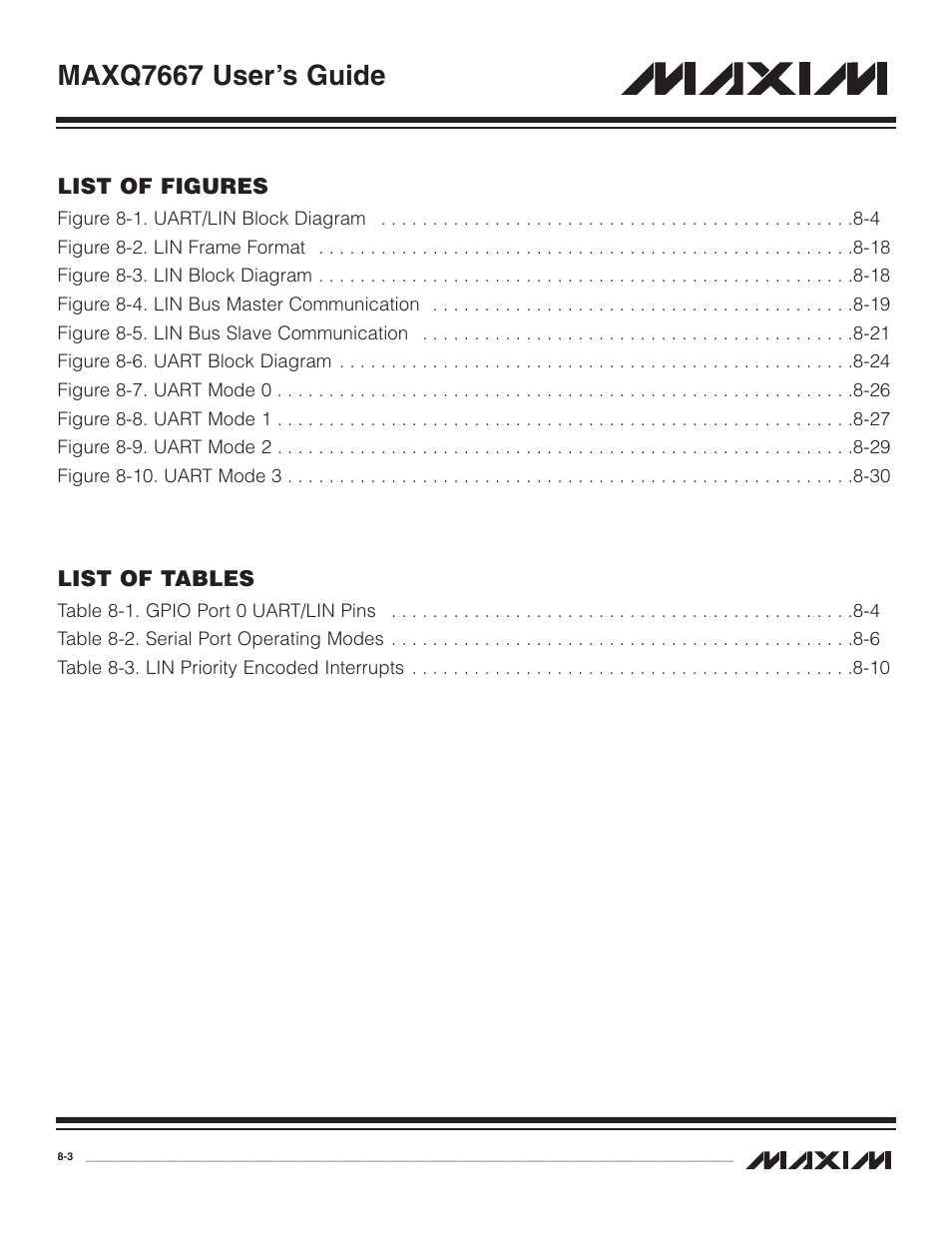 Maxq7667 user’s guide | Maxim Integrated MAXQ7667 User Manual | Page 133 / 347