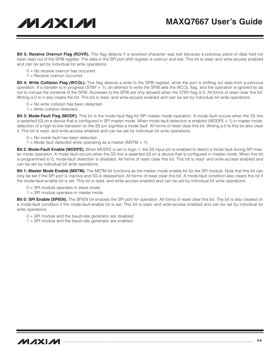 Maxq7667 user’s guide | Maxim Integrated MAXQ7667 User Manual | Page 170 / 347