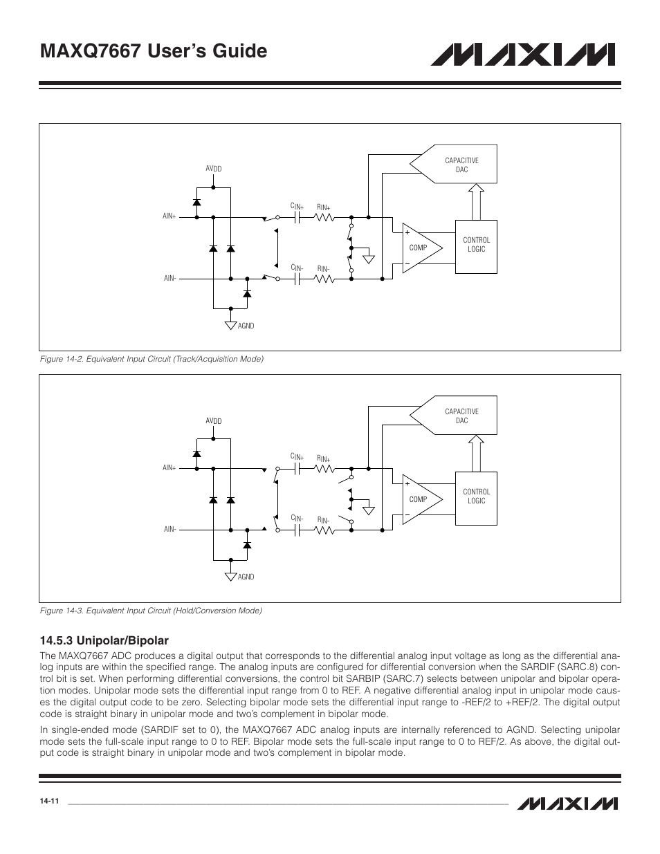 3 unipolar/bipolar, 3 unipolar/bipolar -11, Maxq7667 user’s guide | Maxim Integrated MAXQ7667 User Manual | Page 243 / 347