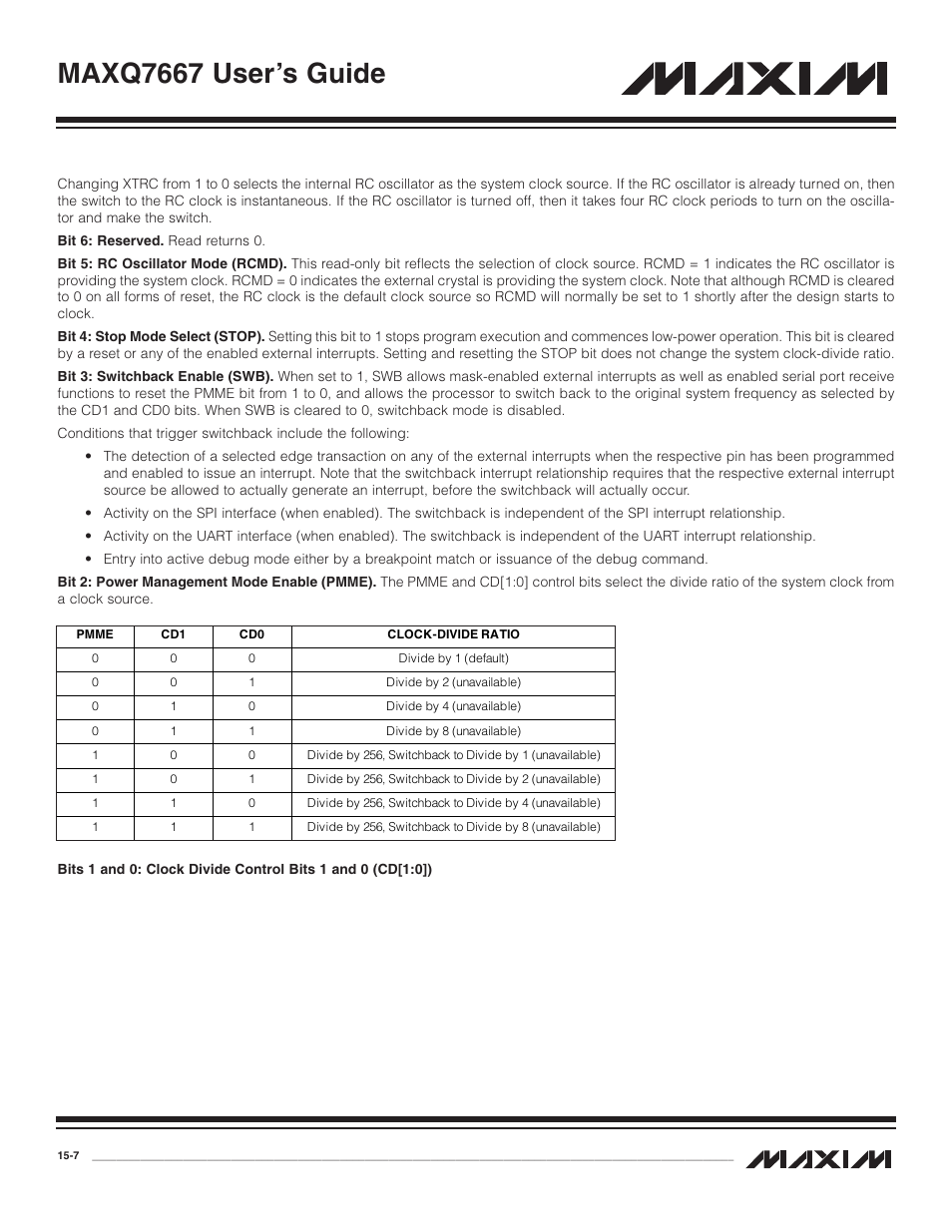 Maxq7667 user’s guide | Maxim Integrated MAXQ7667 User Manual | Page 259 / 347