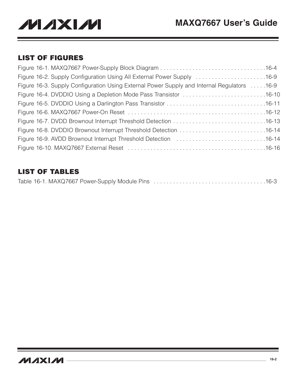 Maxq7667 user’s guide | Maxim Integrated MAXQ7667 User Manual | Page 268 / 347