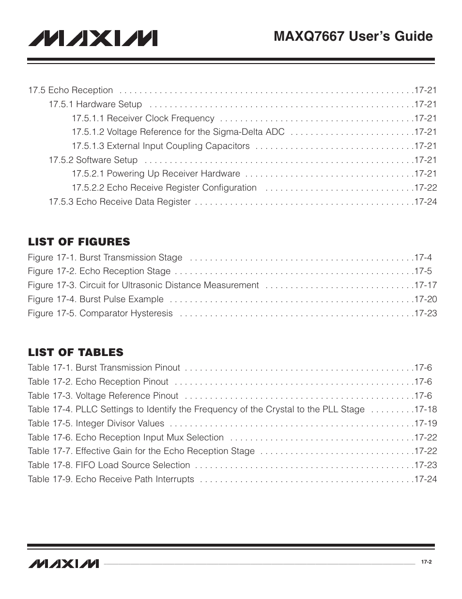 Maxq7667 user’s guide | Maxim Integrated MAXQ7667 User Manual | Page 284 / 347