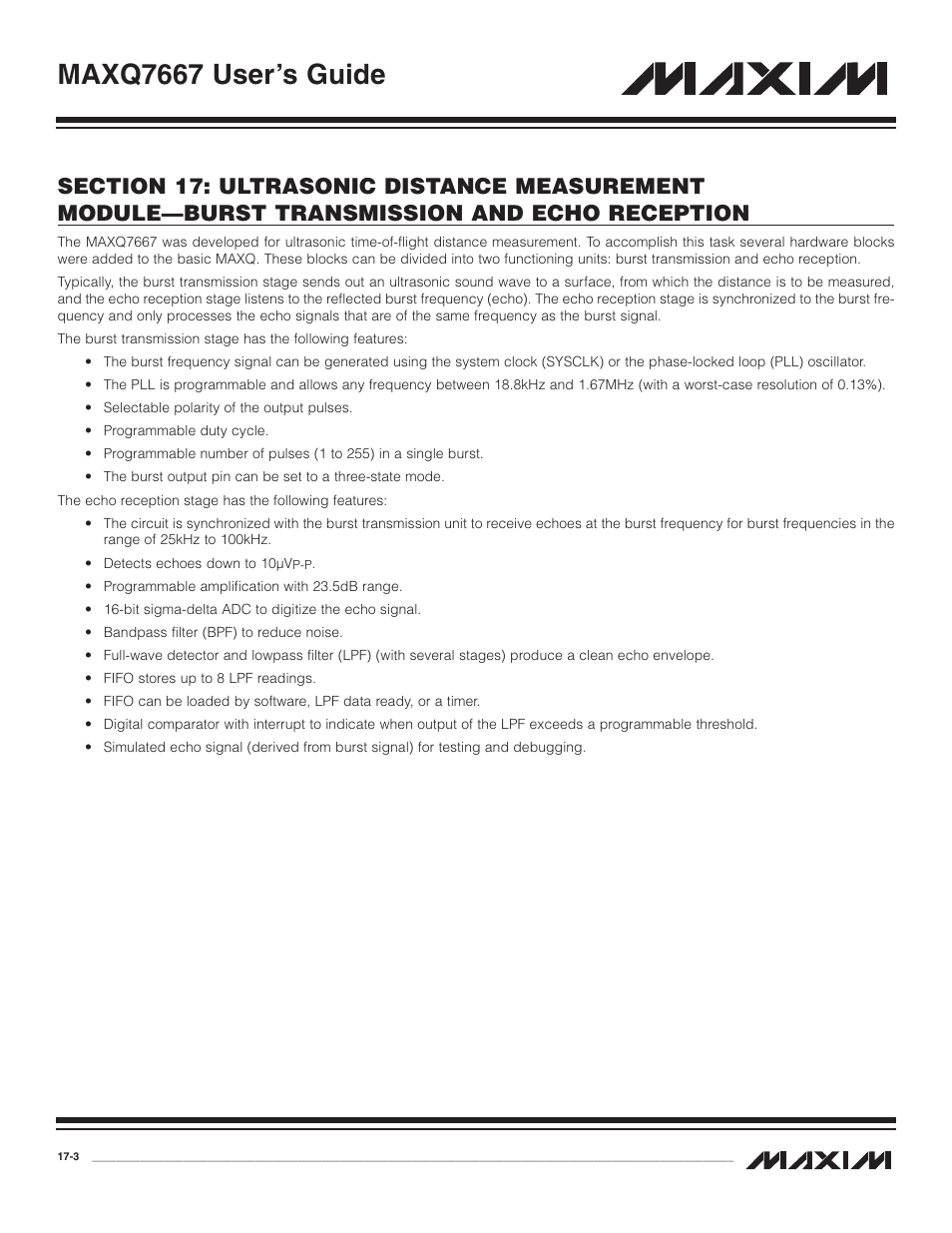 Maxq7667 user’s guide | Maxim Integrated MAXQ7667 User Manual | Page 285 / 347