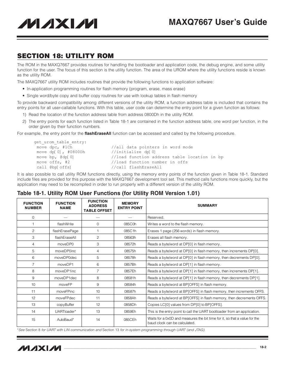 Maxq7667 user’s guide | Maxim Integrated MAXQ7667 User Manual | Page 308 / 347