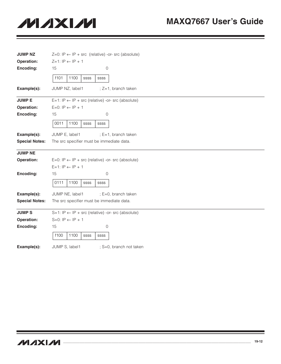 Maxq7667 user’s guide | Maxim Integrated MAXQ7667 User Manual | Page 326 / 347