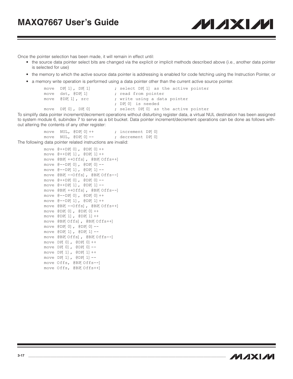 Maxq7667 user’s guide | Maxim Integrated MAXQ7667 User Manual | Page 44 / 347
