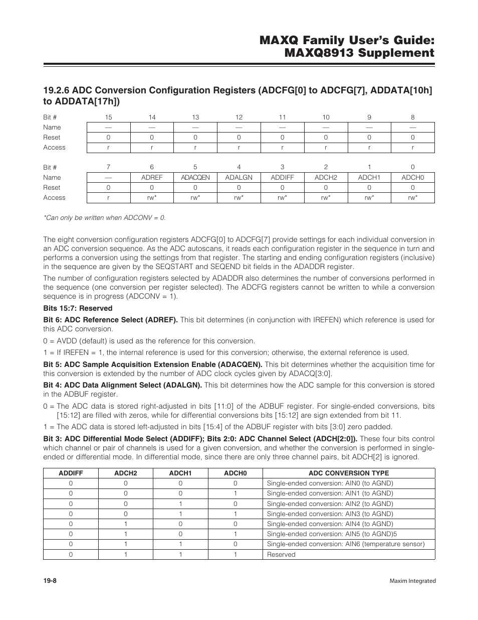 Maxq family user’s guide: maxq8913 supplement | Maxim Integrated MAXQ Family Users Guide: MAXQ8913 Supplement User Manual | Page 70 / 114