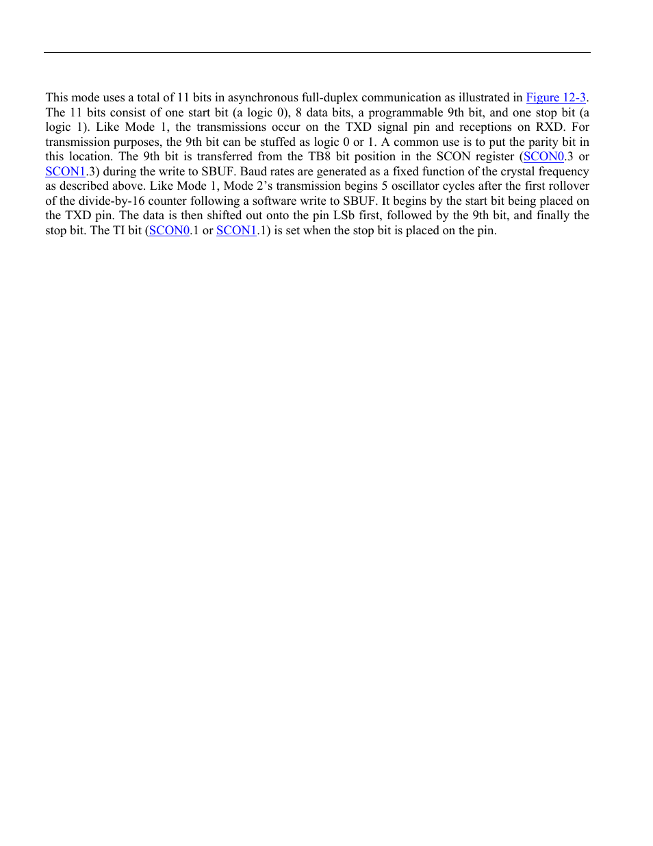 3 mode 2, Figure 12-2. serial port mode 1 | Maxim Integrated High-Speed Microcontroller User Manual | Page 147 / 176