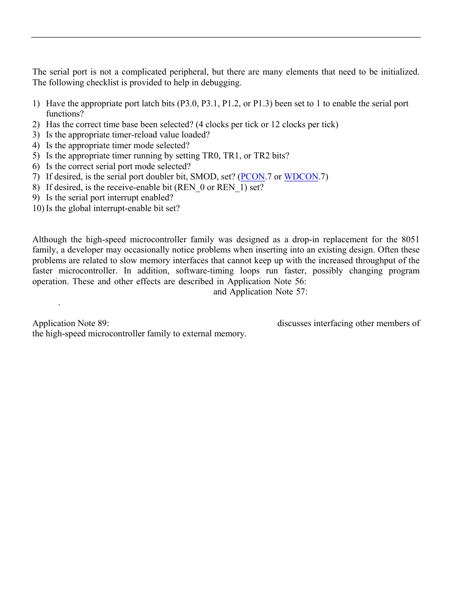 5 serial port does not work, Troubleshooting, Evice | Perates at, Hird the, Rystal, Peed, Esets for, Eason, Ccess to | Maxim Integrated High-Speed Microcontroller User Manual | Page 173 / 176