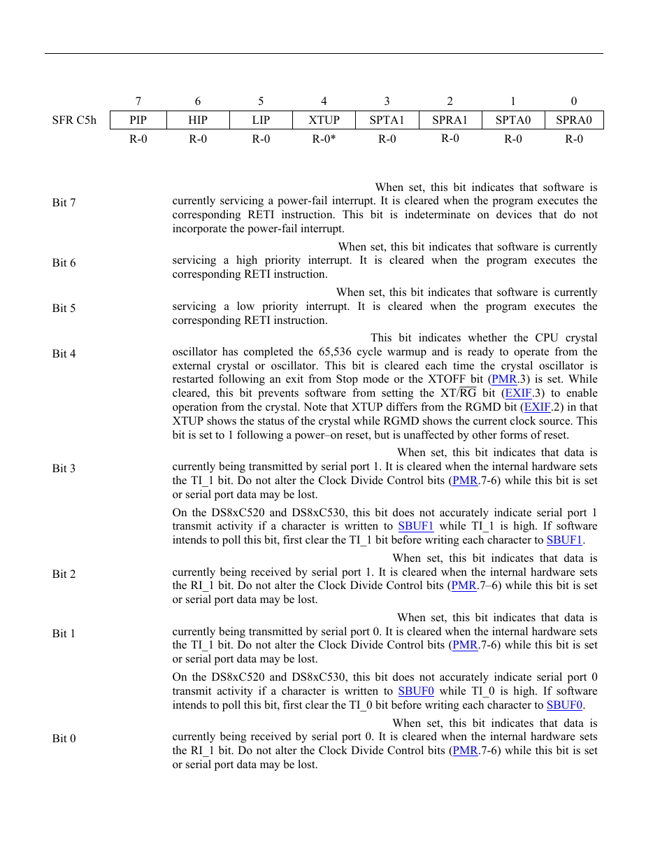 33 status register (status), Status, 4) and xtoff | Maxim Integrated High-Speed Microcontroller User Manual | Page 45 / 176