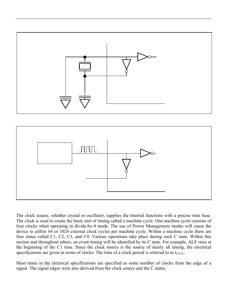 6 instruction timing, Cpu timing, Scillator | Xtal1, Xtal2, Haracteristics, Rystal, Election | Maxim Integrated High-Speed Microcontroller User Manual | Page 64 / 176