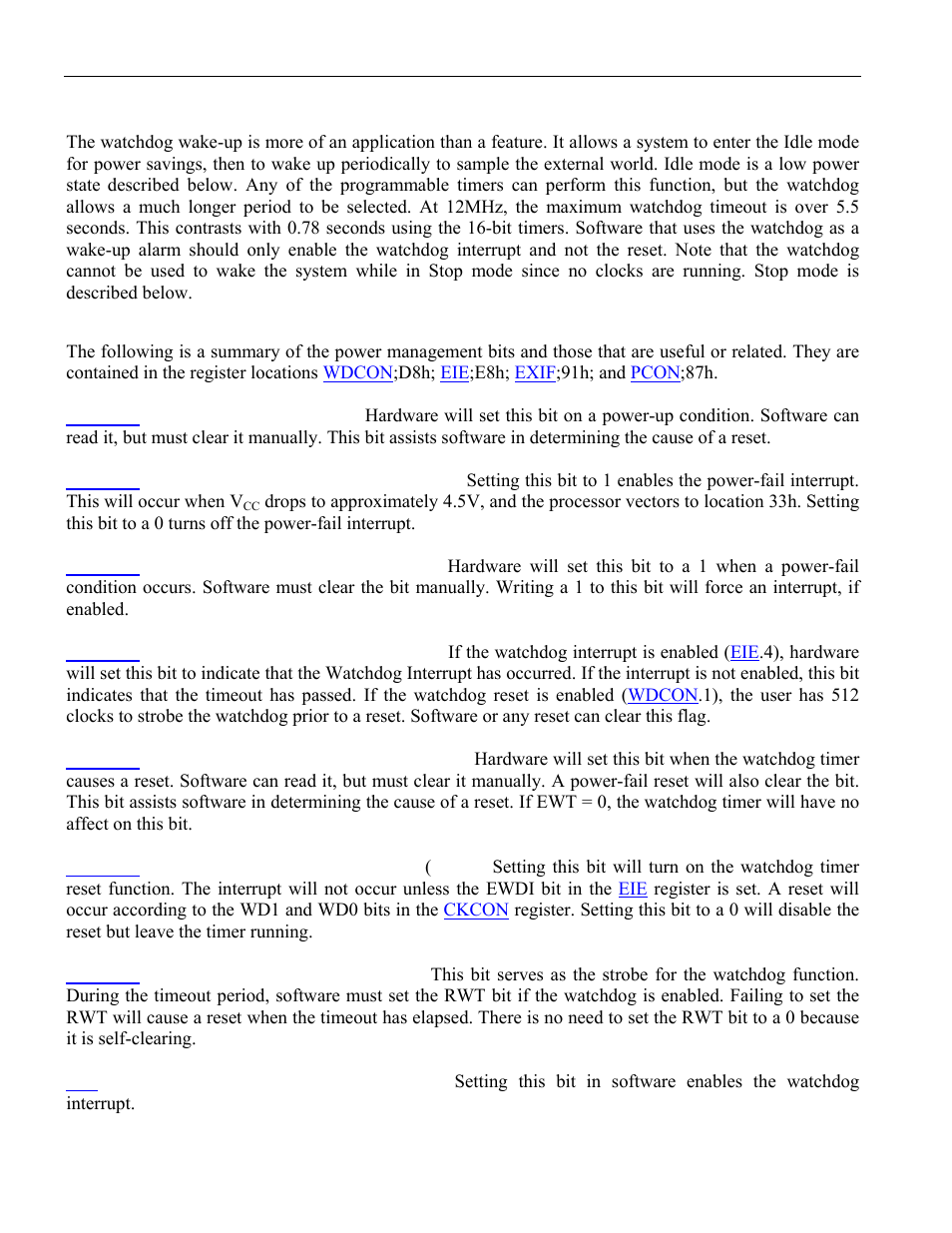 5 watchdog wake-up, 6 power management summary, Figure 7-1. power cycle operation | Maxim Integrated High-Speed Microcontroller User Manual | Page 91 / 176