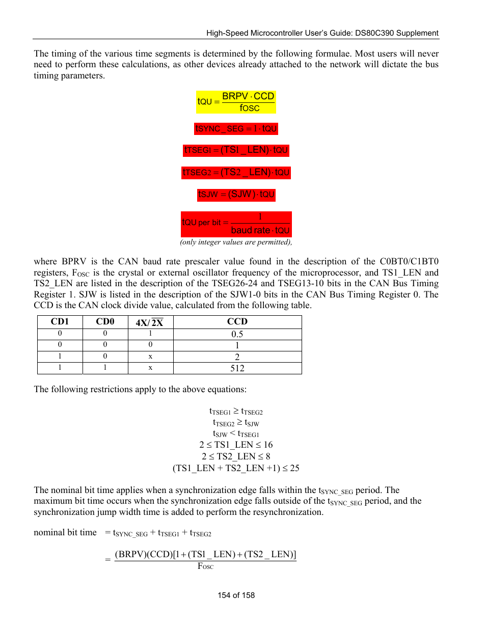 Maxim Integrated High-Speed Microcontroller Users Guide: DS80C390 Supplement User Manual | Page 154 / 158