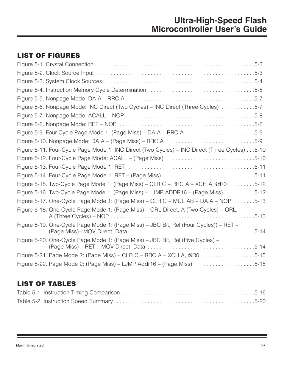 Maxim Integrated Ultra-High-Speed Flash Microcontroller User Manual | Page 49 / 169