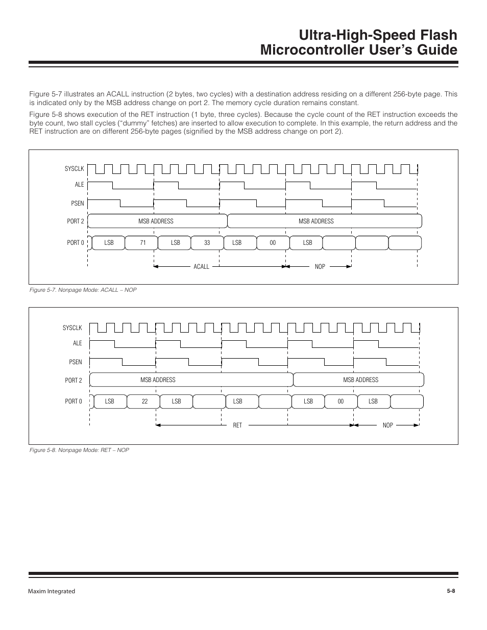 Maxim Integrated Ultra-High-Speed Flash Microcontroller User Manual | Page 55 / 169
