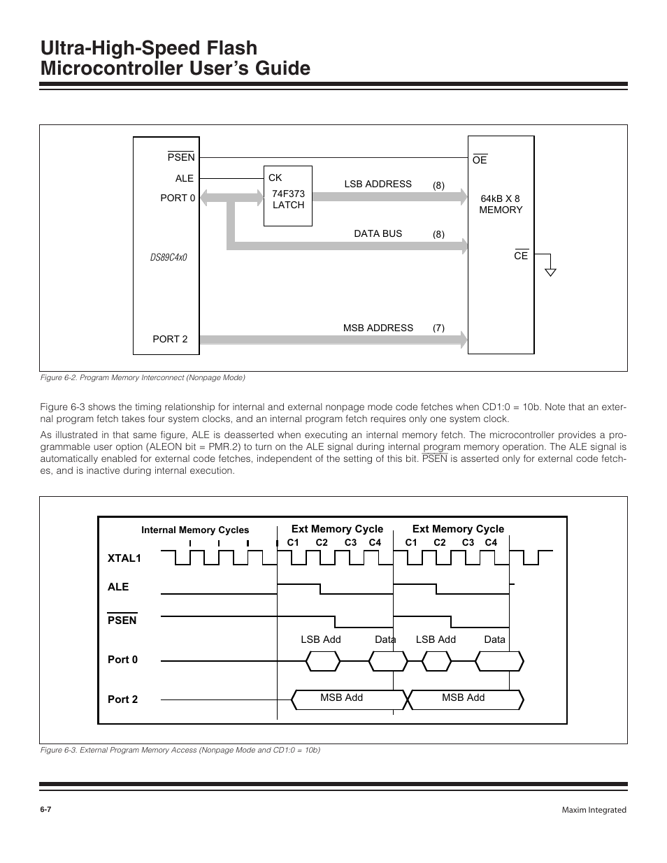Maxim Integrated Ultra-High-Speed Flash Microcontroller User Manual | Page 74 / 169