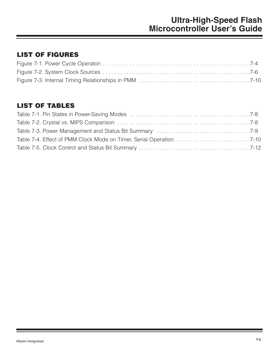 Maxim Integrated Ultra-High-Speed Flash Microcontroller User Manual | Page 94 / 169