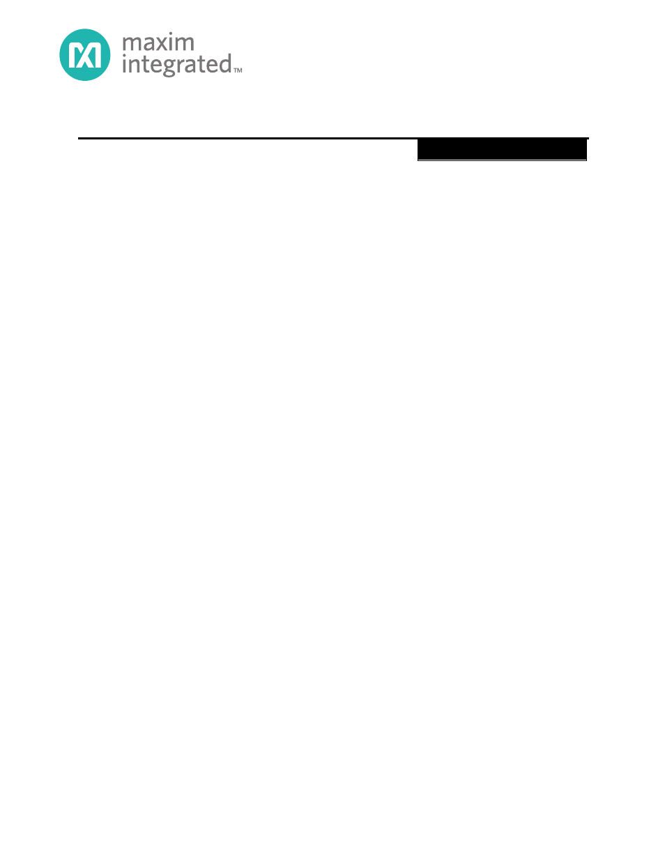Maxim Integrated 6613_OMU_2+2S_URT_V100 User Manual | 46 pages