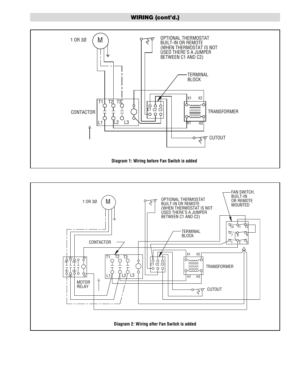 Wiring (cont’d.) | Chromalox HVS-03 User Manual | Page 3 / 4