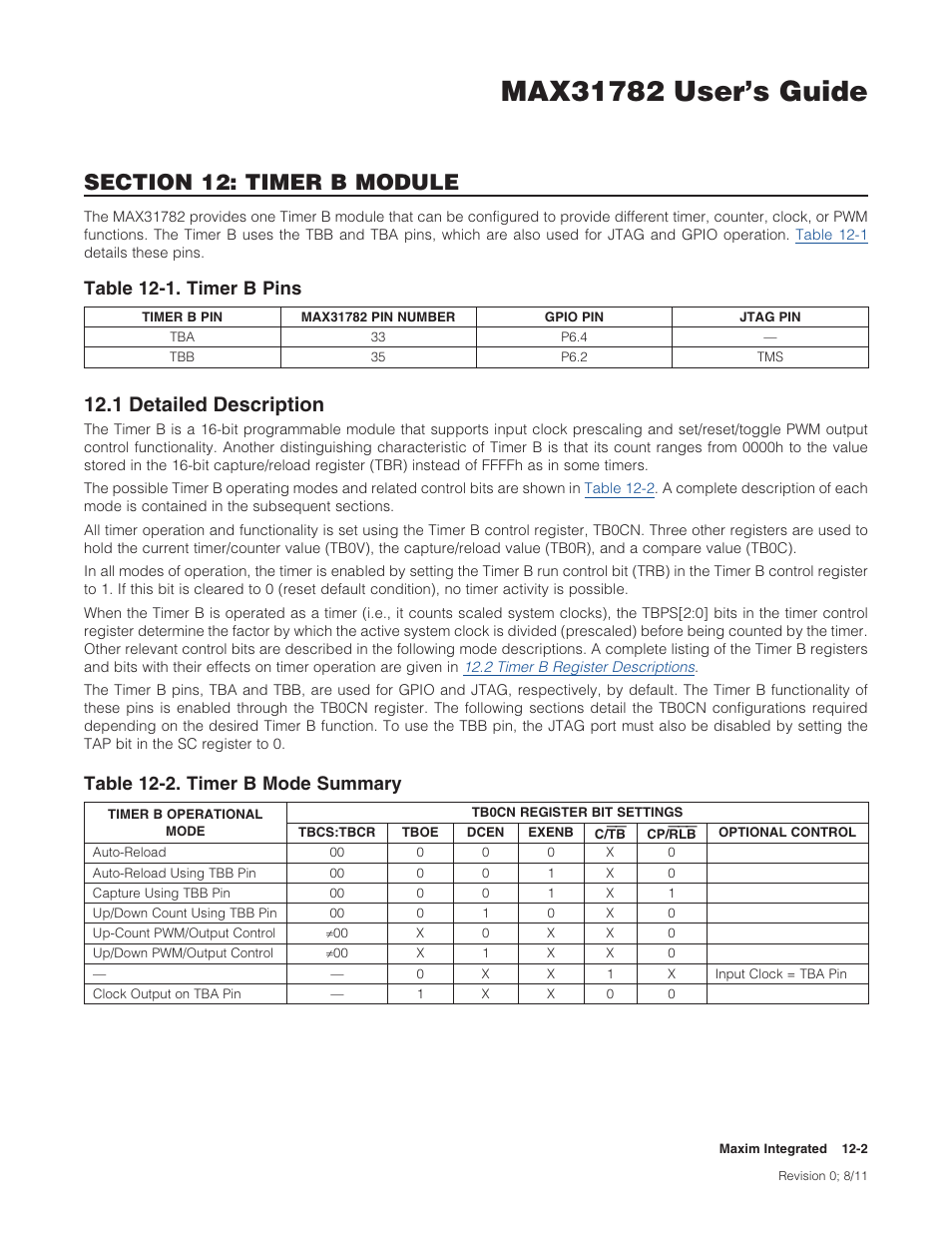 1 detailed description, 12 .1 detailed description -2, 1detaileddescription | Maxim Integrated MAX31782 User Manual | Page 104 / 223