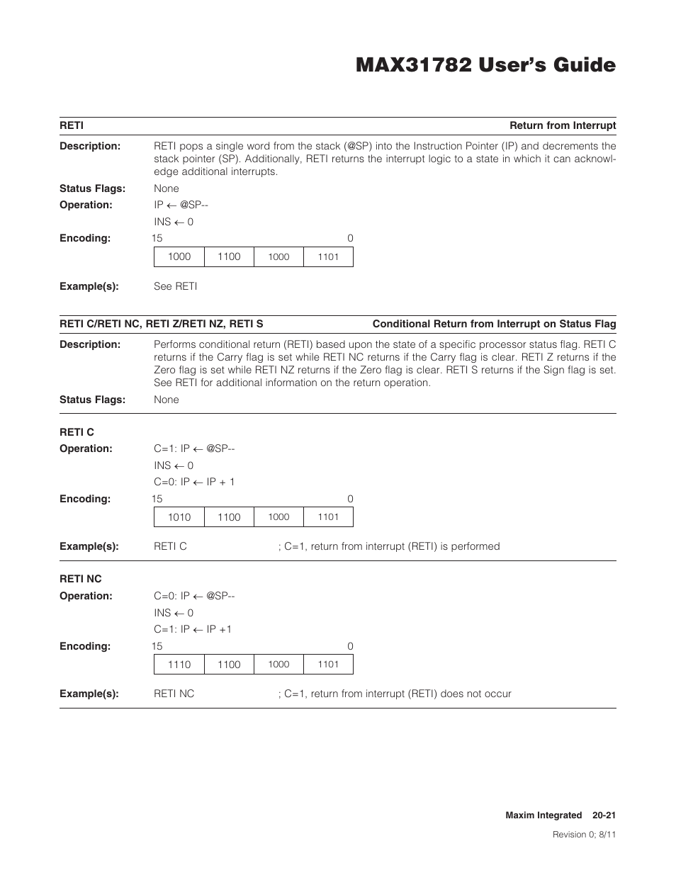 Maxim Integrated MAX31782 User Manual | Page 204 / 223