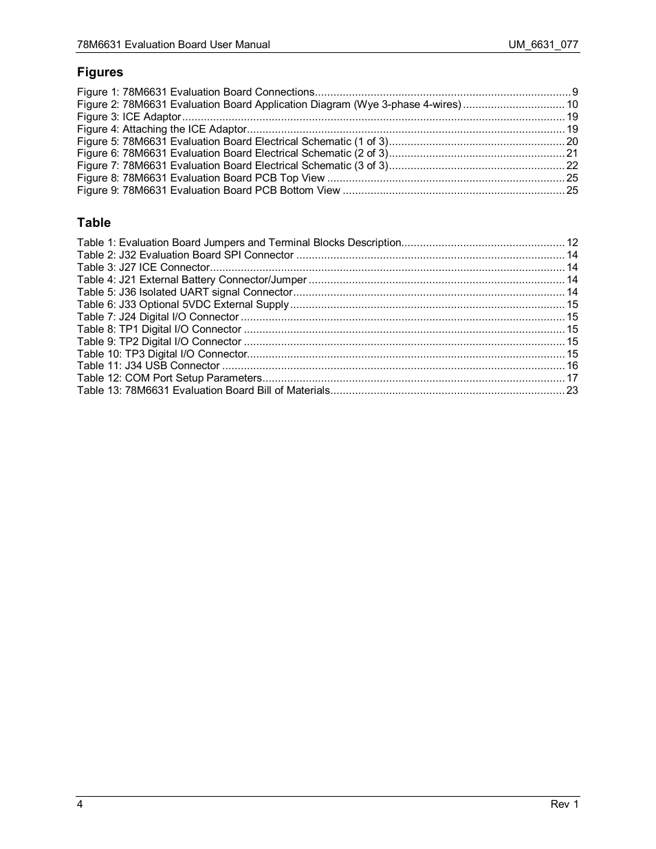 Maxim Integrated 78M6631 Evaluation Board User Manual | Page 4 / 26