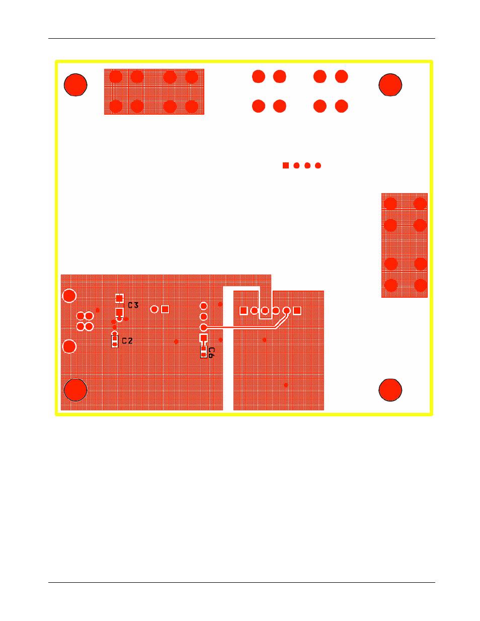 Figure 13: shunt adaptor board pcb bottom view | Maxim Integrated 78M6610+PSU Evaluation Kit User Manual | Page 25 / 26