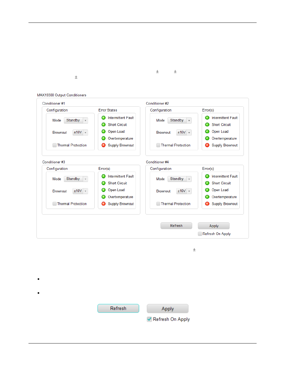 2 max15500 output conditioners, Max15500 output conditioners | Maxim Integrated MAXREFDES24EVSYS User Manual | Page 11 / 17