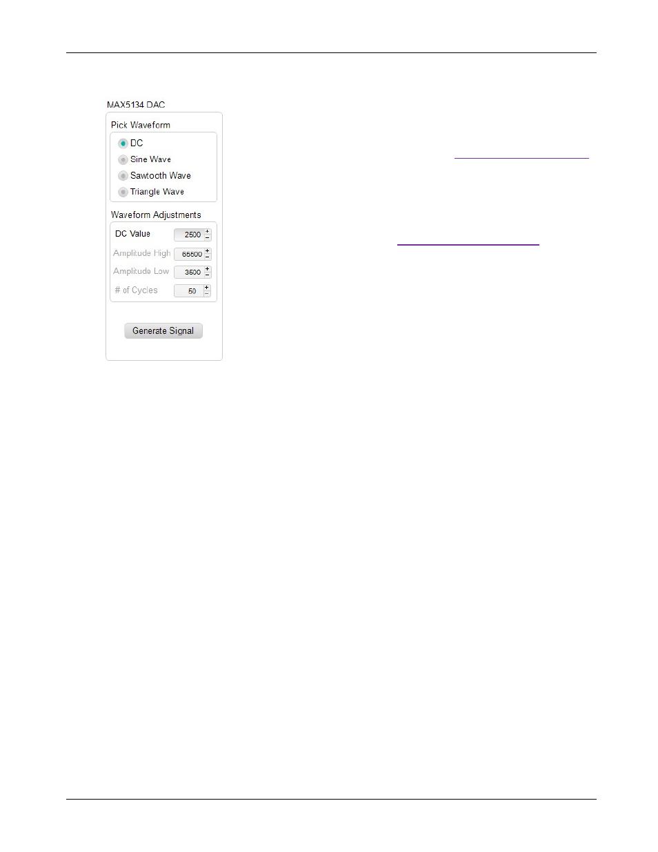 3 max5134 dac (code generator), Max5134 dac (code generator) | Maxim Integrated MAXREFDES24EVSYS User Manual | Page 13 / 17