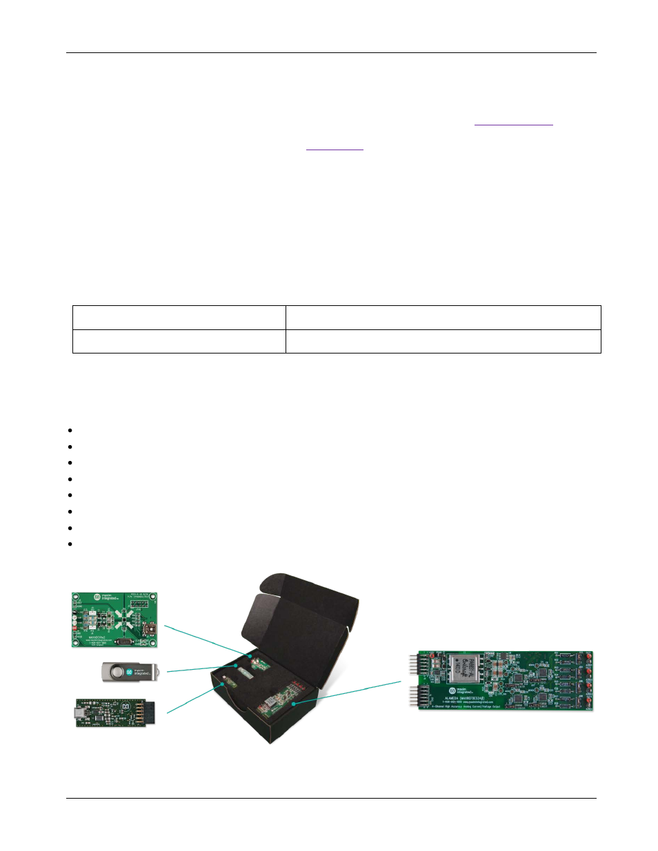 1 introduction, 1 ordering information, 2 package contents | Introduction, Ordering information, Package contents | Maxim Integrated MAXREFDES24EVSYS User Manual | Page 3 / 17