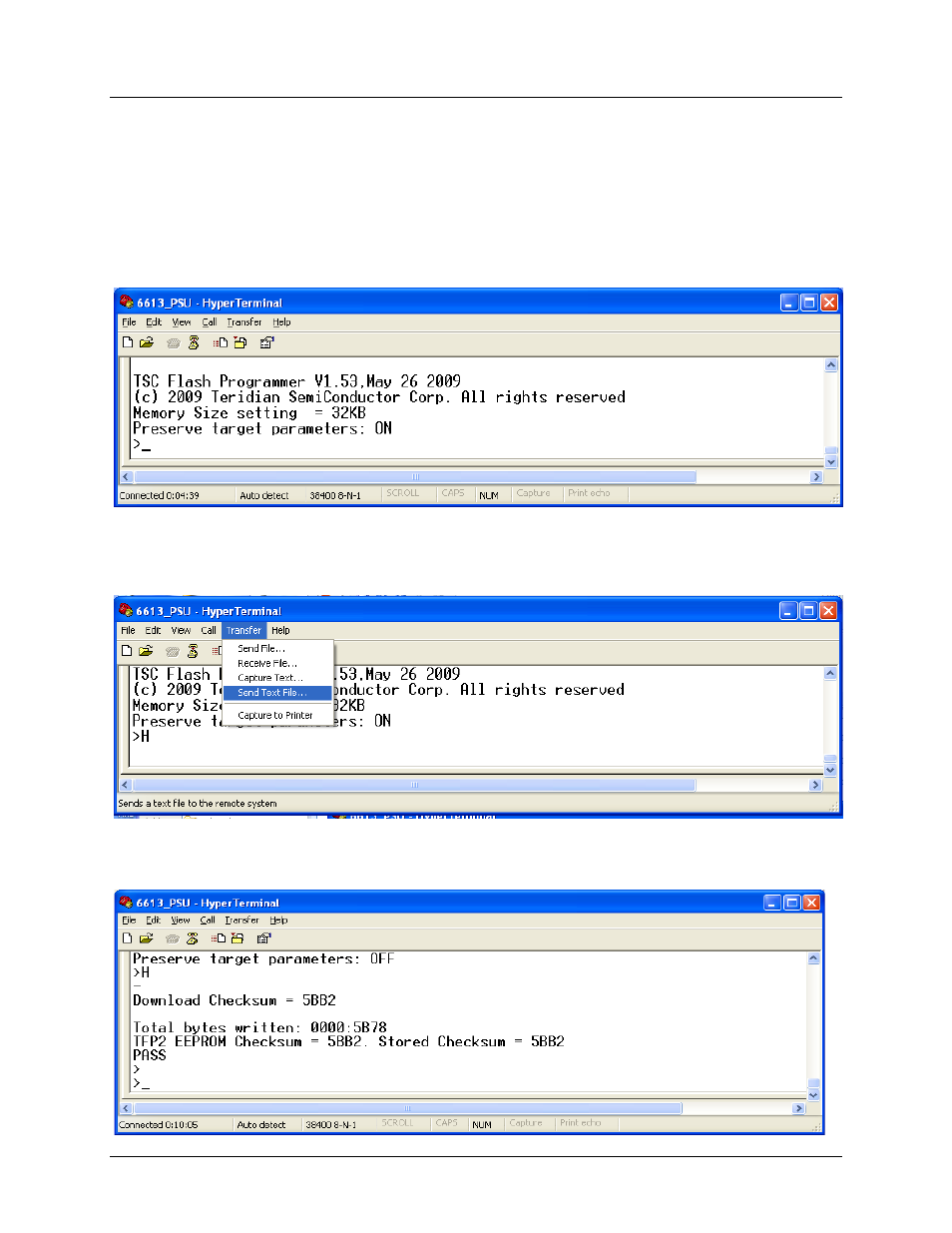 2 via thetfp2 flash programming tool, Via thetfp2 flash programming tool | Maxim Integrated 78M6613 PSU Firmware User Manual | Page 15 / 19