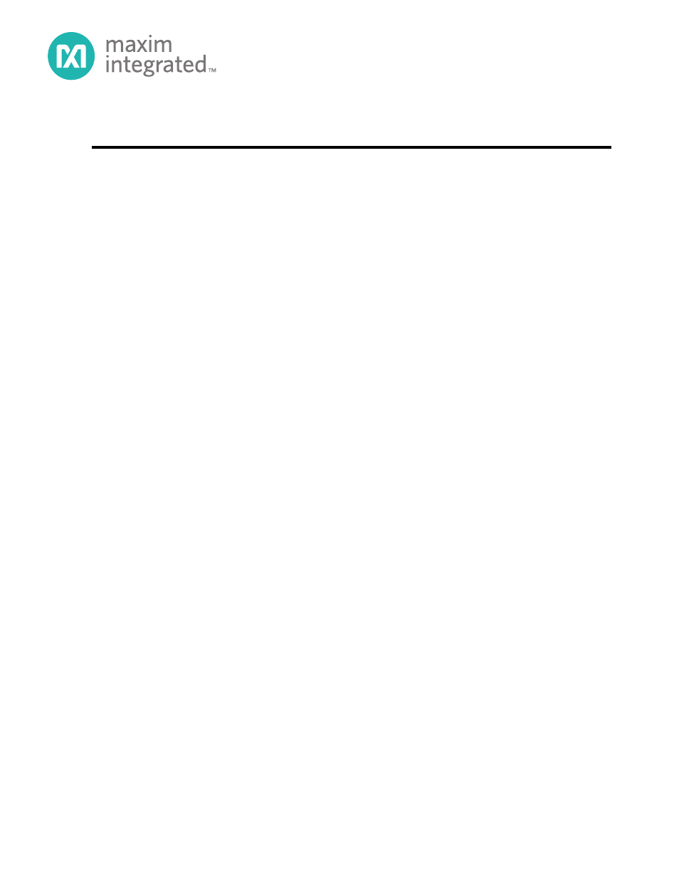Maxim Integrated 78M6613 HPL Firmware User Manual | 19 pages