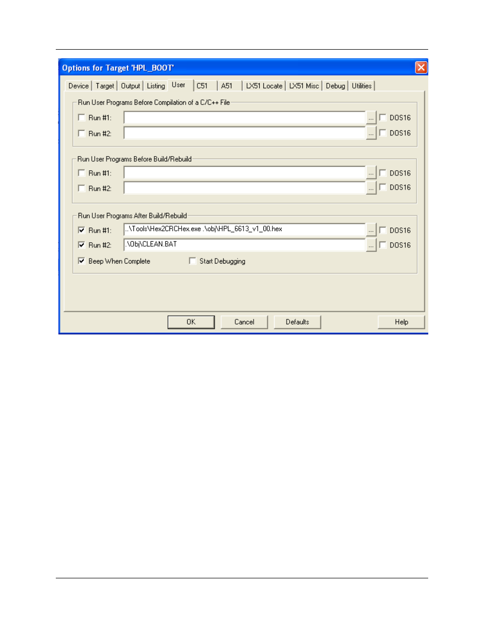 4 downloading the *.abs file to the target, Downloading the *.abs file to the target | Maxim Integrated 78M6613 HPL Firmware User Manual | Page 12 / 19