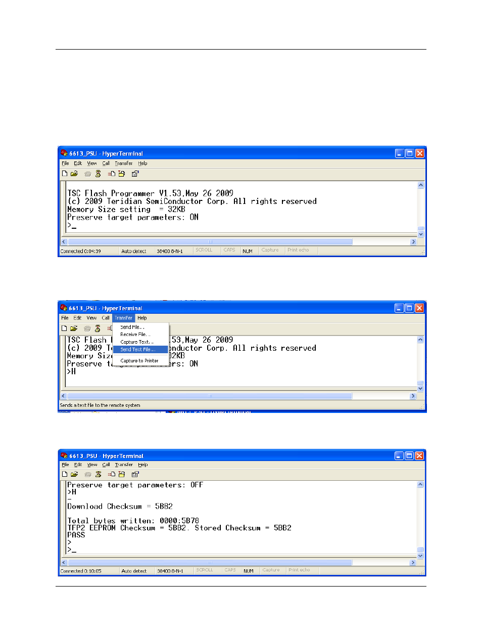 2 via thetfp2 flash programming tool, Via thetfp2 flash programming tool | Maxim Integrated 78M6613 HPL Firmware User Manual | Page 15 / 19