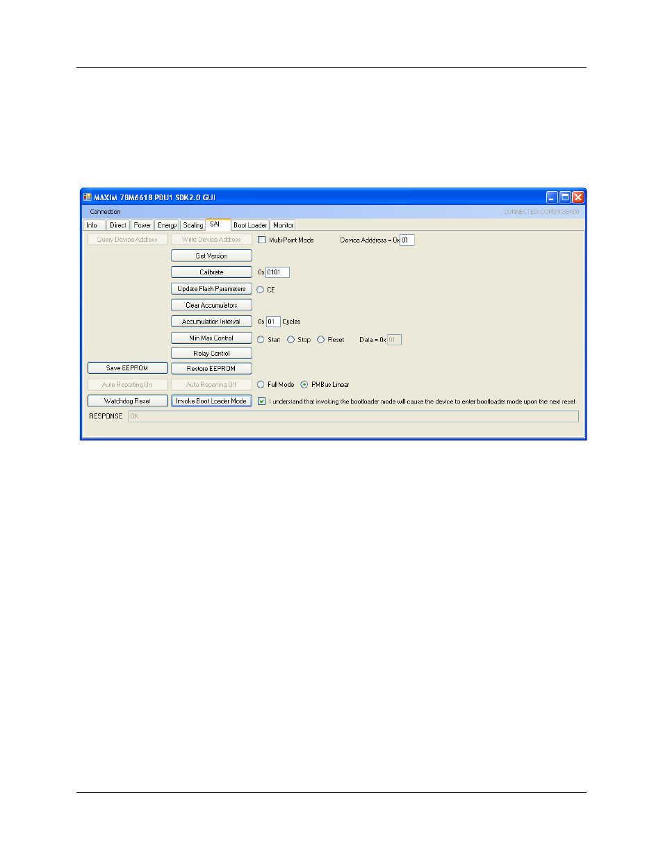 4 getting started with flash programming, 1 via the gui, Getting started with flash programming | Via the gui | Maxim Integrated 78M6618 PDU1 Firmware User Manual | Page 12 / 19