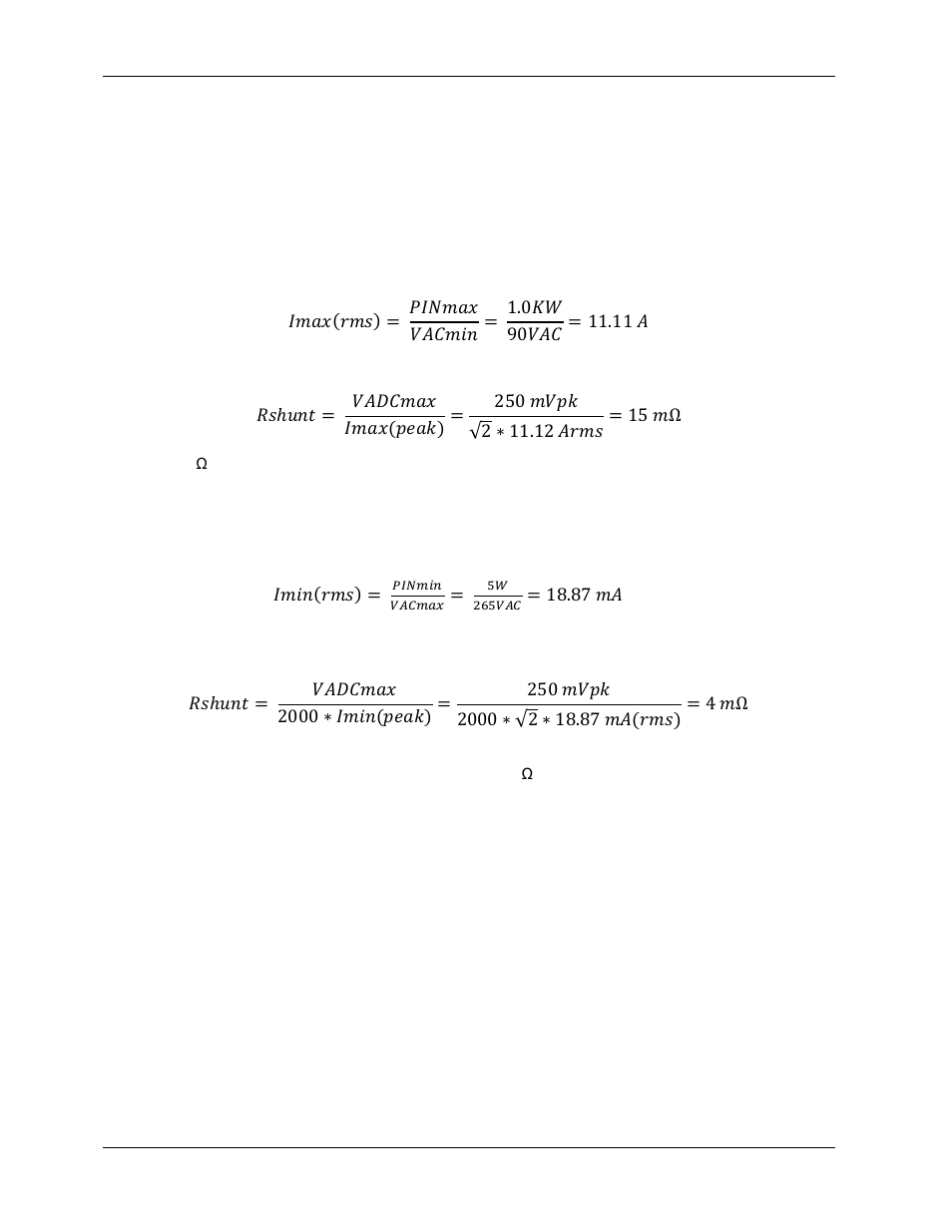 2 shunt resistor selection | Maxim Integrated 78M6610+PSU Hardware Design Guidelines User Manual | Page 5 / 19