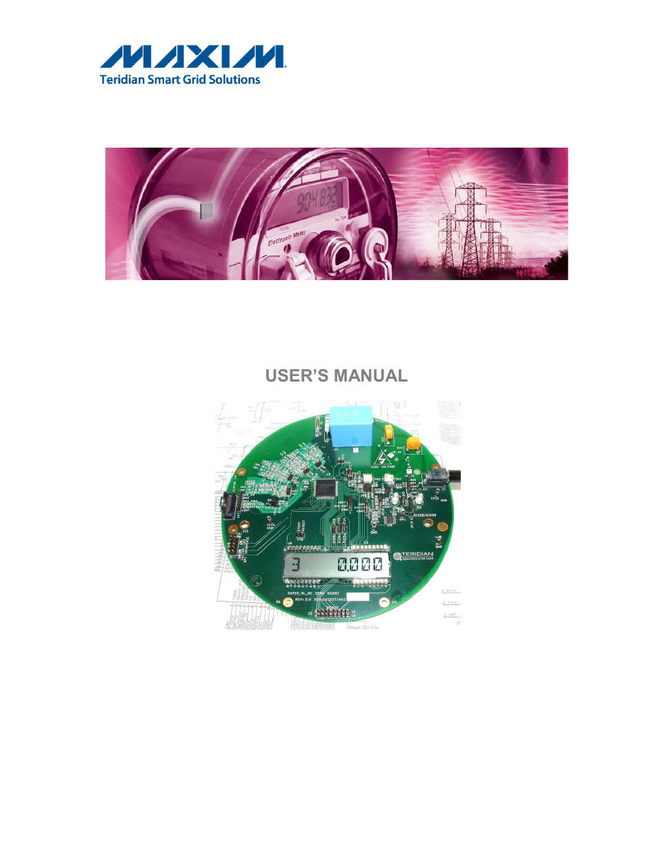 Maxim Integrated 71M6533-DB User Manual | 75 pages