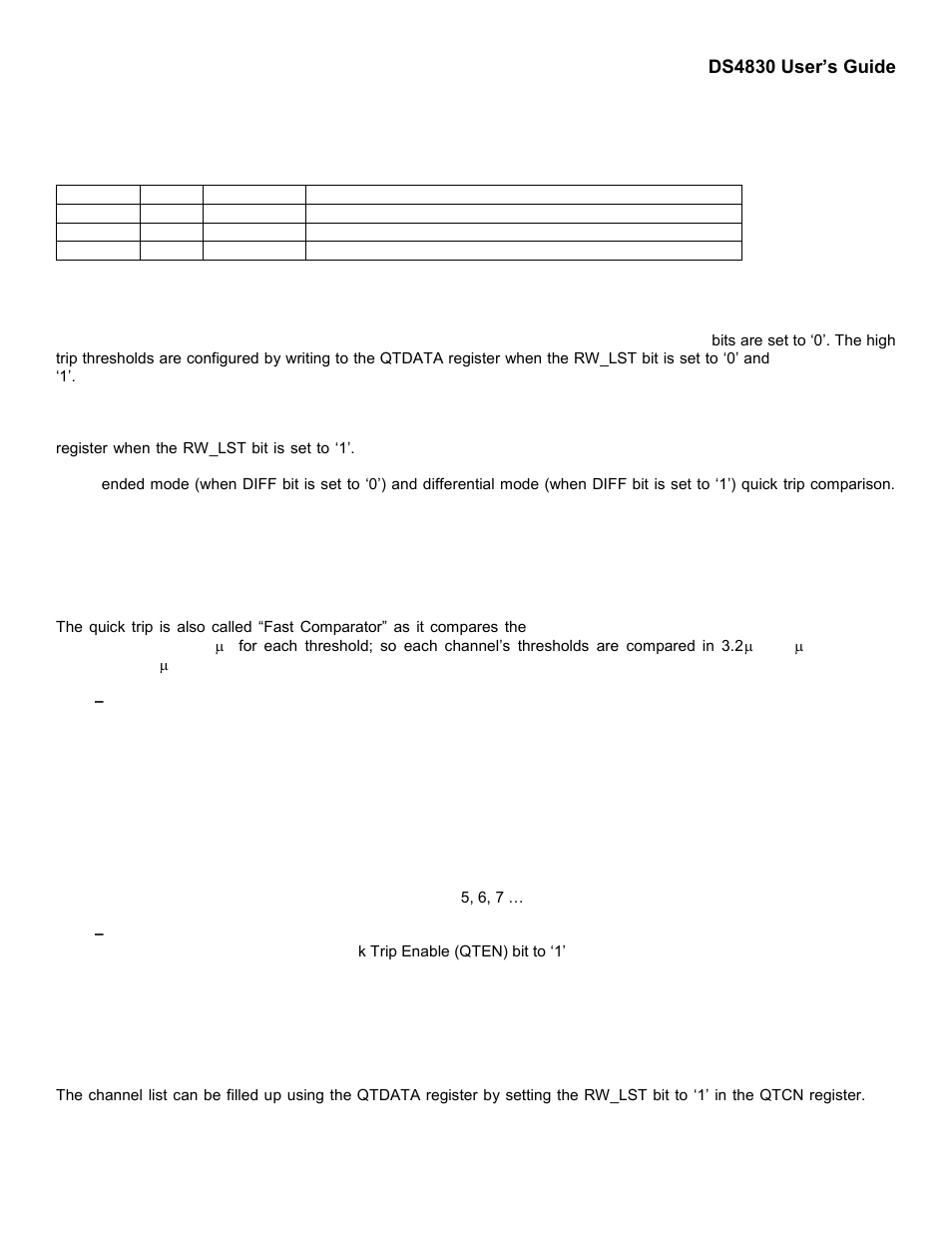 1 – quick trip list sequencing, 2 – operation, Quick trip list sequencing | Operation | Maxim Integrated DS4830 Optical Microcontroller User Manual | Page 69 / 227